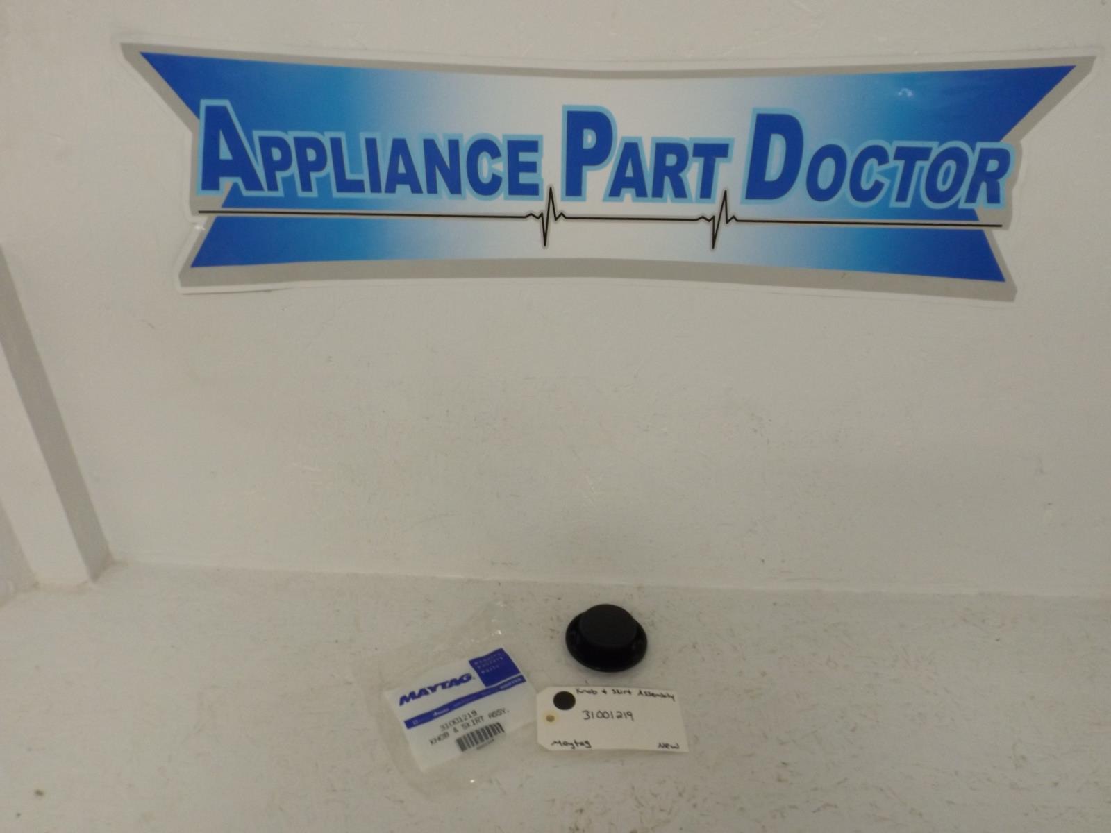 Maytag Washer 31001219 Knob and Skirt Assembly New Maytag Washer 31001219 Knob and Skirt Assembly New